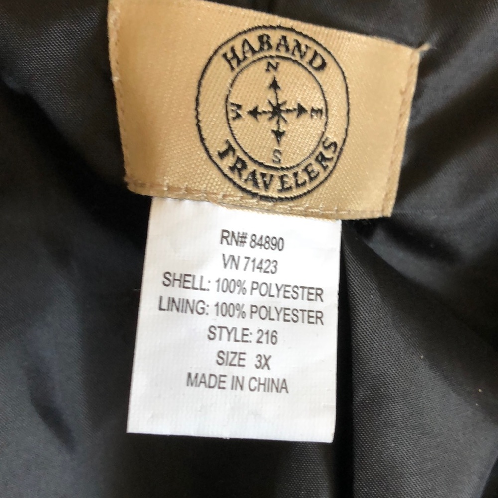 Haband Travelers Black Jacket 3X